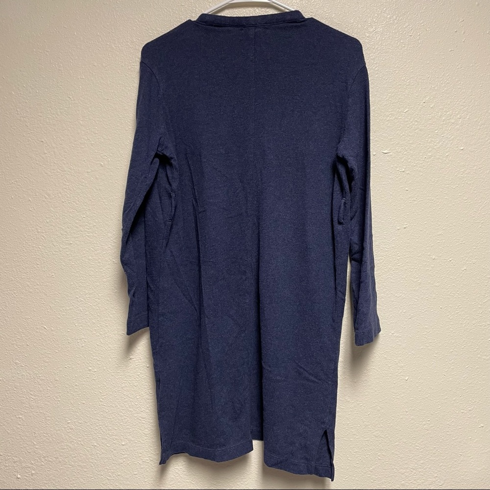 Madewell navy open front duster/cardigan/sweater - Picture 2 of 14